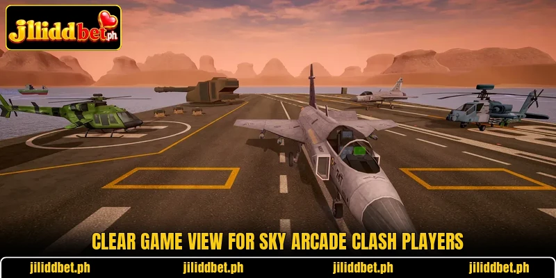 Clear game view for Sky Arcade Clash players