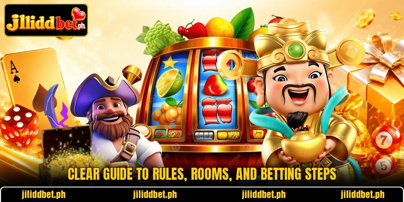 Clear guide to rules, rooms, and betting steps