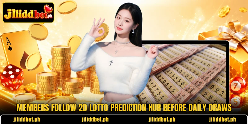 Members follow 2D Lotto Prediction Hub before daily draws