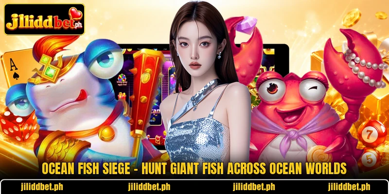 Ocean Fish Siege – Hunt Giant Fish Across Ocean Worlds