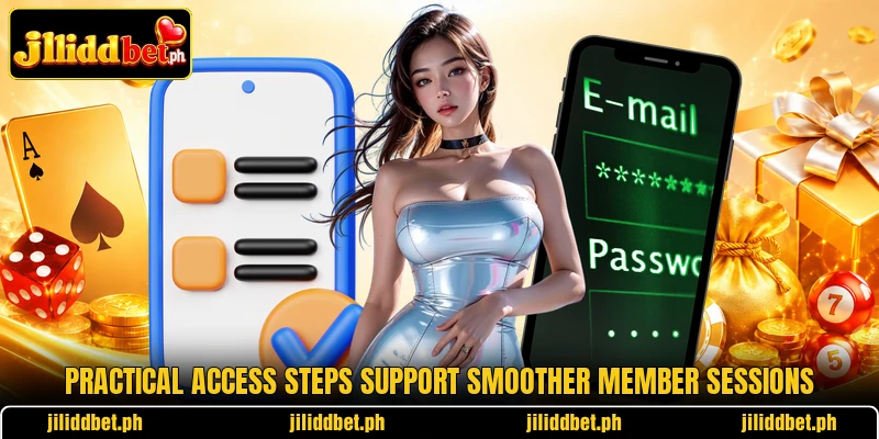 Practical access steps support smoother member sessions