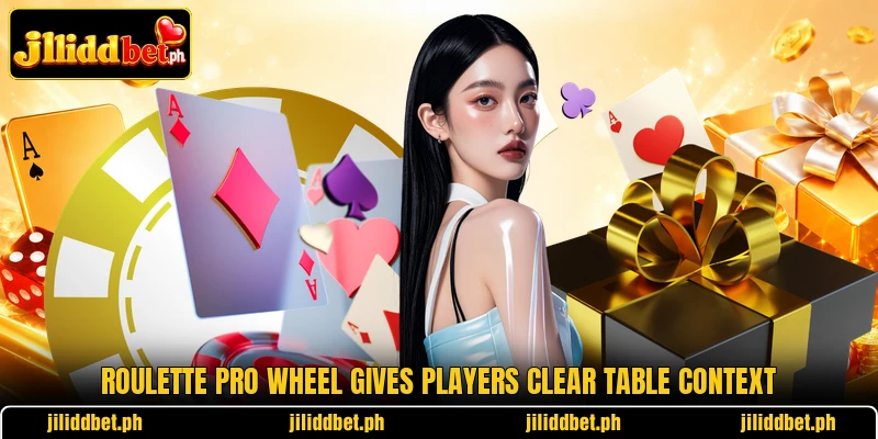 Roulette Pro Wheel gives players clear table context