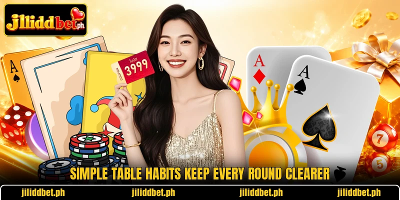 Simple table habits keep every round clearer