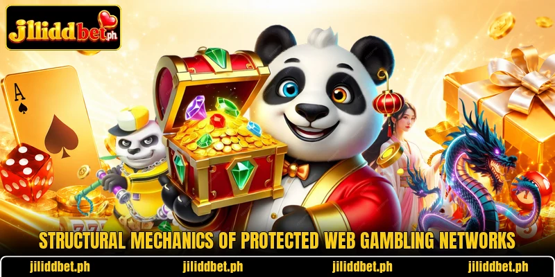 Structural mechanics of protected web gambling networks